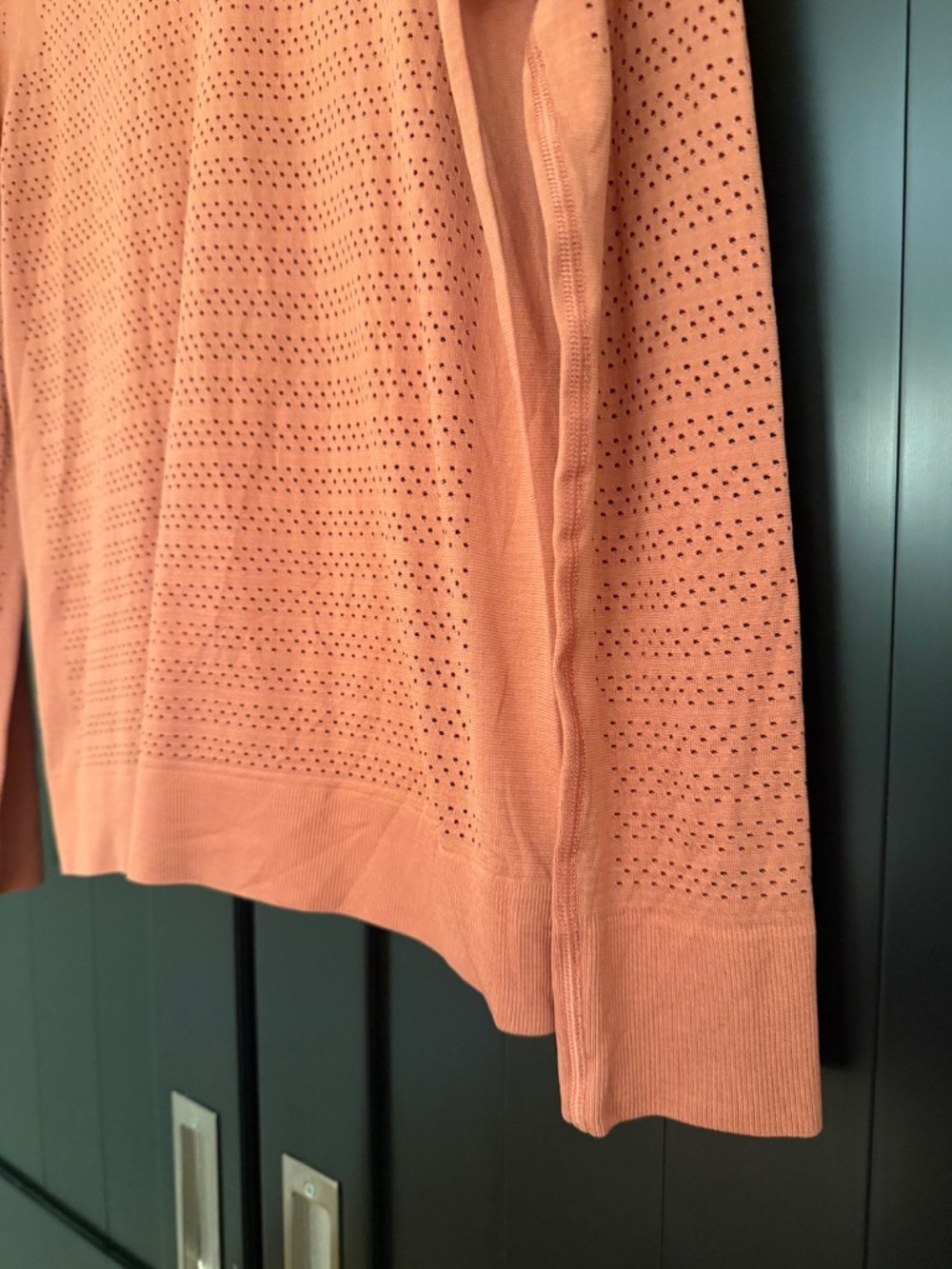 LULULEMON Breeze By Long Sleeve Top Light Coral Women’s Size 8 - Picture 7 of 9